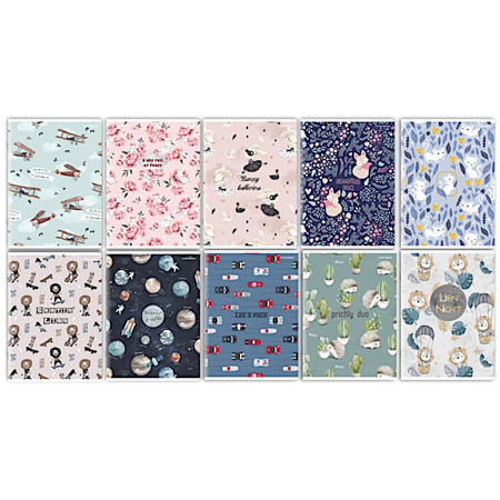 Zeszyt A5 w kratke z marginesem 32 kartki Megamix Top 2000