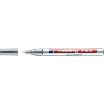 Marker lakierowany Edding 0.8mm srebrny