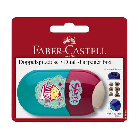 Temperówka z gumką Faber Castell Animal/Trend