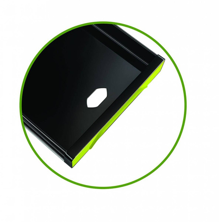 Zestaw 5 szufladek Cep Smoove czarny zielony