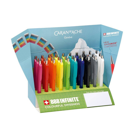 Długopis automatyczny Caran d`Ache 888 Infinite mix display 30szt