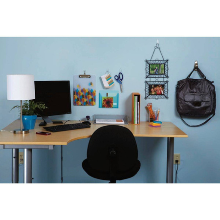 Haczyki Command z metalowym uchwytem 3 haczyki i 4 małe paski