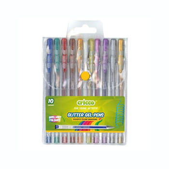 Długopis żelowy brokatowy Lambo 10 kolorów