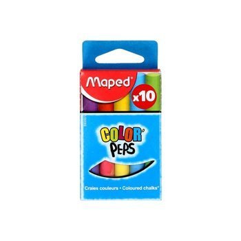 Kreda szkolna kolorowa Maped Colorpeps 10 sztuk