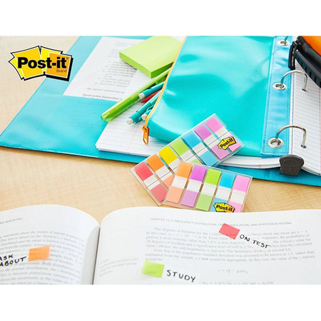 Zakładki indeksujące Post-it 3M 5x20 kartek 12x43mm