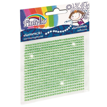 Diamenciki samoprzylepne Fiorello zielone GR-DS01