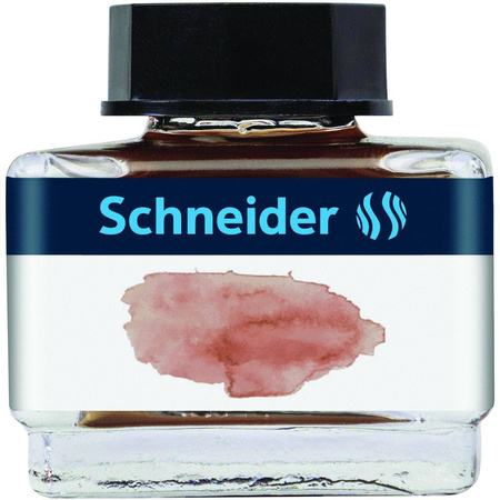 Atrament do pióra Schneider 15ml ciemny brązowy