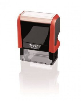 Pieczątka Printy 4912 czarny wkład 47x18mm czerwony