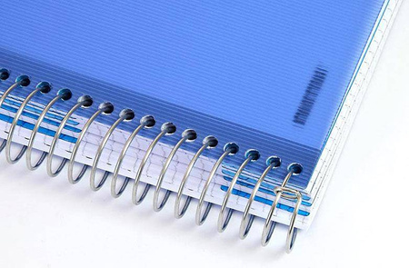 Kołonotatnik A4 150 kartek kratka Mintra Lights pomarańczowy