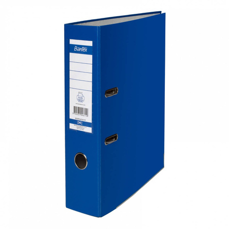 Segregator A4 szeroki 80mm XXL z szyną Bantex niebieski
