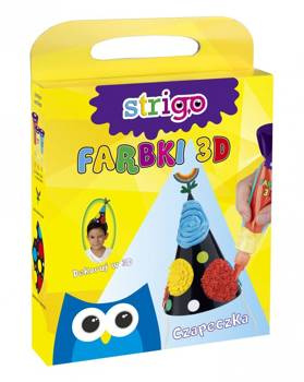 Farby 3D Strigo Czapeczka urodzinowa