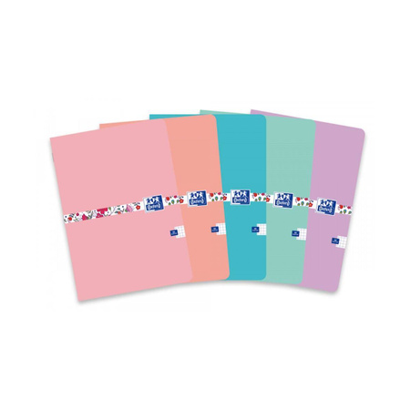 Zeszyt Oxford Floral A4 w kratkę 60 kartek