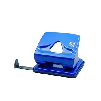 Dziurkacz Sax 406 (30 kartek) niebieski