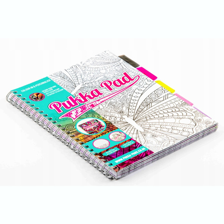 Kołozeszyt A4 w linie Pukka Pad Project Book Color In