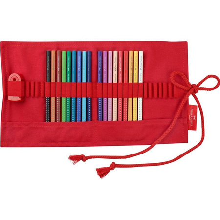 Piórnik rolowany Faber Castell Sleeve czerwony