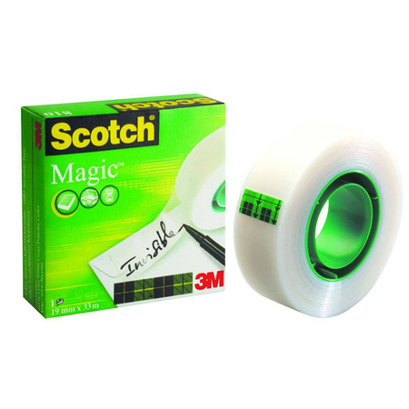 Taśma klejąca matowa Scotch Magic 810 12x33m