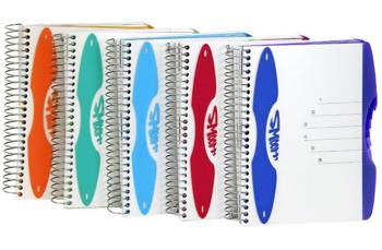 Kołonotatnik A4 150 kartek kratka PP Mintra Smooth