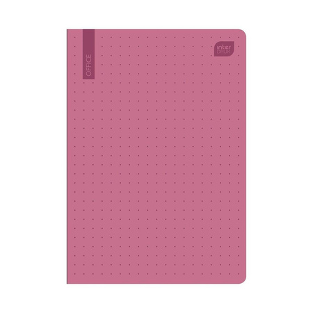 Zeszyt A5 w kratkę 60 kartek Soft Touch kropki Interdruk