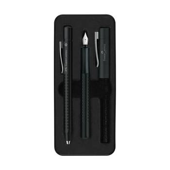 Zestaw prezentowy pióro+długopis Faber Castell Grip 2011 czarny