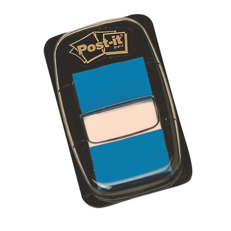 Zakładki indeksujące Post-it 3M niebieskie 25x43mm 680-2
