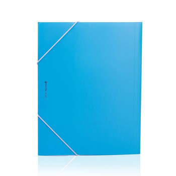 Teczka z gumką Panta Plast A4 plastikowa niebieski