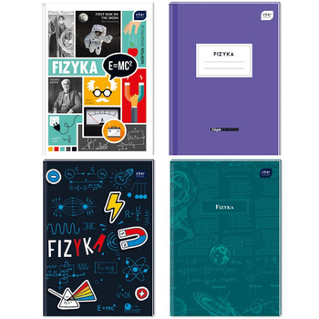 Brulion A5 kratka 80k fizyka Interdruk