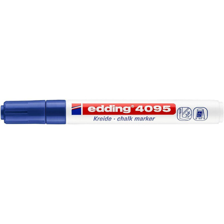 Marker kredowy Edding 4095 końcówka okrągła 2-3mm niebieski