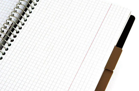 Kołonotatnik A4 150 kartek kratka Mintra Steel Class szary