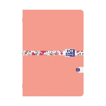 Zeszyt Oxford Floral A4 w kratkę 60 kartek