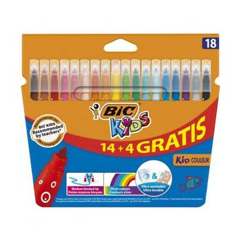 Flamastry Bic KidsCouler 14+4