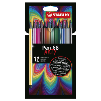 Flamastry Stabilo Pen 68 12 kolorów