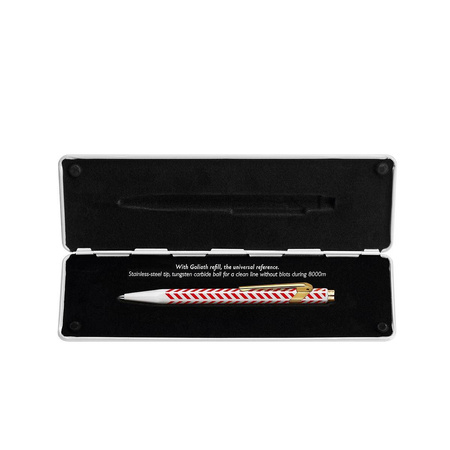 Długopis automatyczny Caran d`Ache 849 Chevron M w pudełku