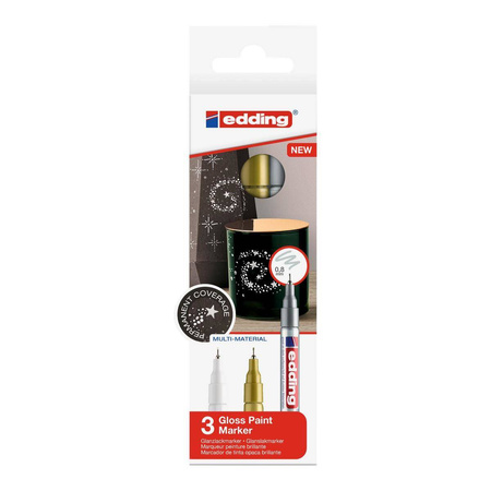 Marker olejowy Edding 3 kolory