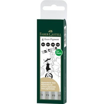 Cienkopis Faber Castell Ecco Pigment 4 sztuki