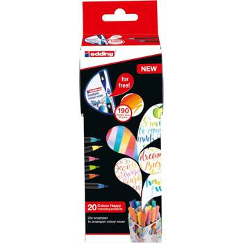 Zestaw pisaków pędzelkowych Colour Happy Box E-1340 Edding