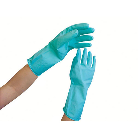 Rękawice gumowe L Anna Zaradna pastelowa zieleń