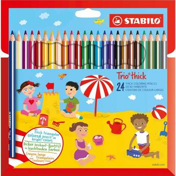 Kredki Stabilo Trio Jumbo 24 kolory