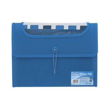 Teczka z 6 przekładkami Concord Visifile A4 PP niebieski