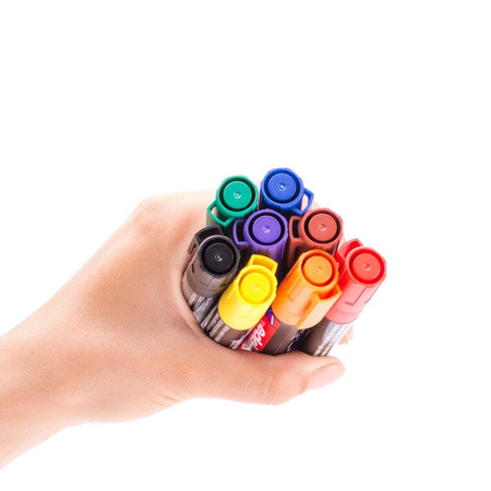 Marker permanentny Edding 330 końcówka ścięta żółty