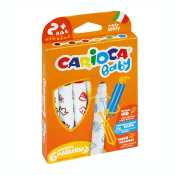 Pisaki Maxi Baby 6 kolorów Carioca