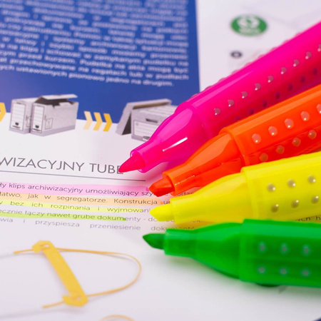 Zakreślacz Faber Castell Grip żółty