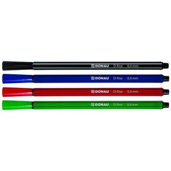 Cienkopis Donau D-Fine 0.4mm 4 kolory