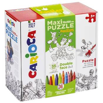 Zestaw puzzli do rysowania Monster Carioca 36 kolorów
