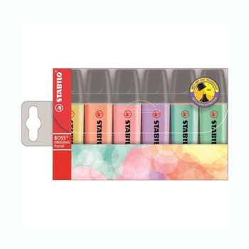 Zakreślacze pastelowe Stabilo Boss 6 sztuk