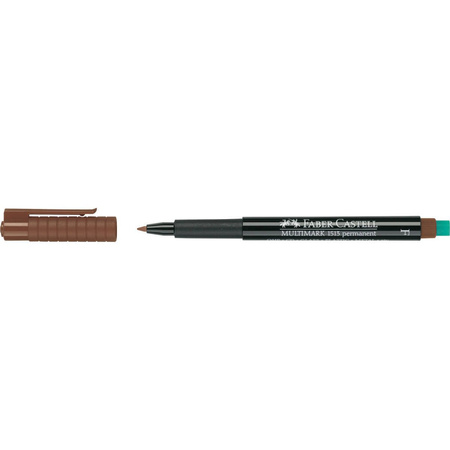 Foliopis Faber Castell Multimark rozmiar F 0.6 mm brązowy