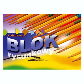 Blok artystyczny kolorowy A4 20 kartek Kreska