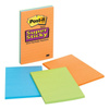 Karteczki samoprzylepne w linie 101x152mm Post-it 3M Super Sticky XXL 3x45 kartek