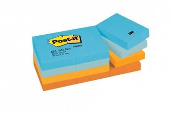 Karteczki samoprzylepne 51x38mm Post-it paleta spokojna 653MLBA