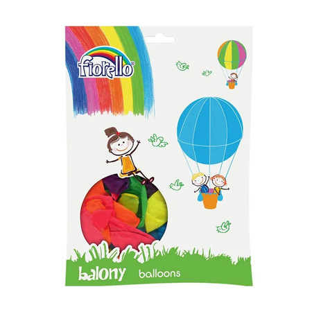 Balony neonowe miks 10 Fiorello