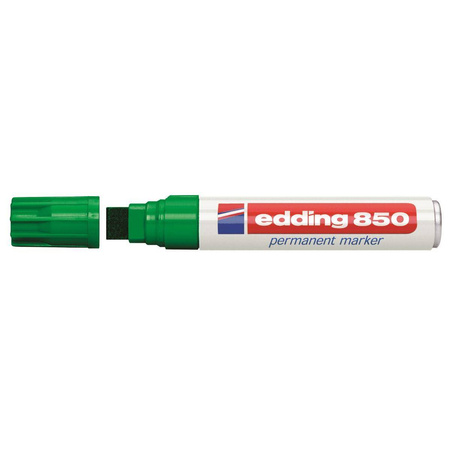 Marker permanentny Edding 850 końcówka ścięta 5-16mm zielony